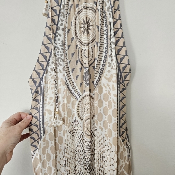 Hale Bob Cabana halter neck maxi dress size S - Picture 11 of 12